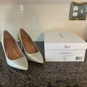 Calvin Klein Platinum Heels